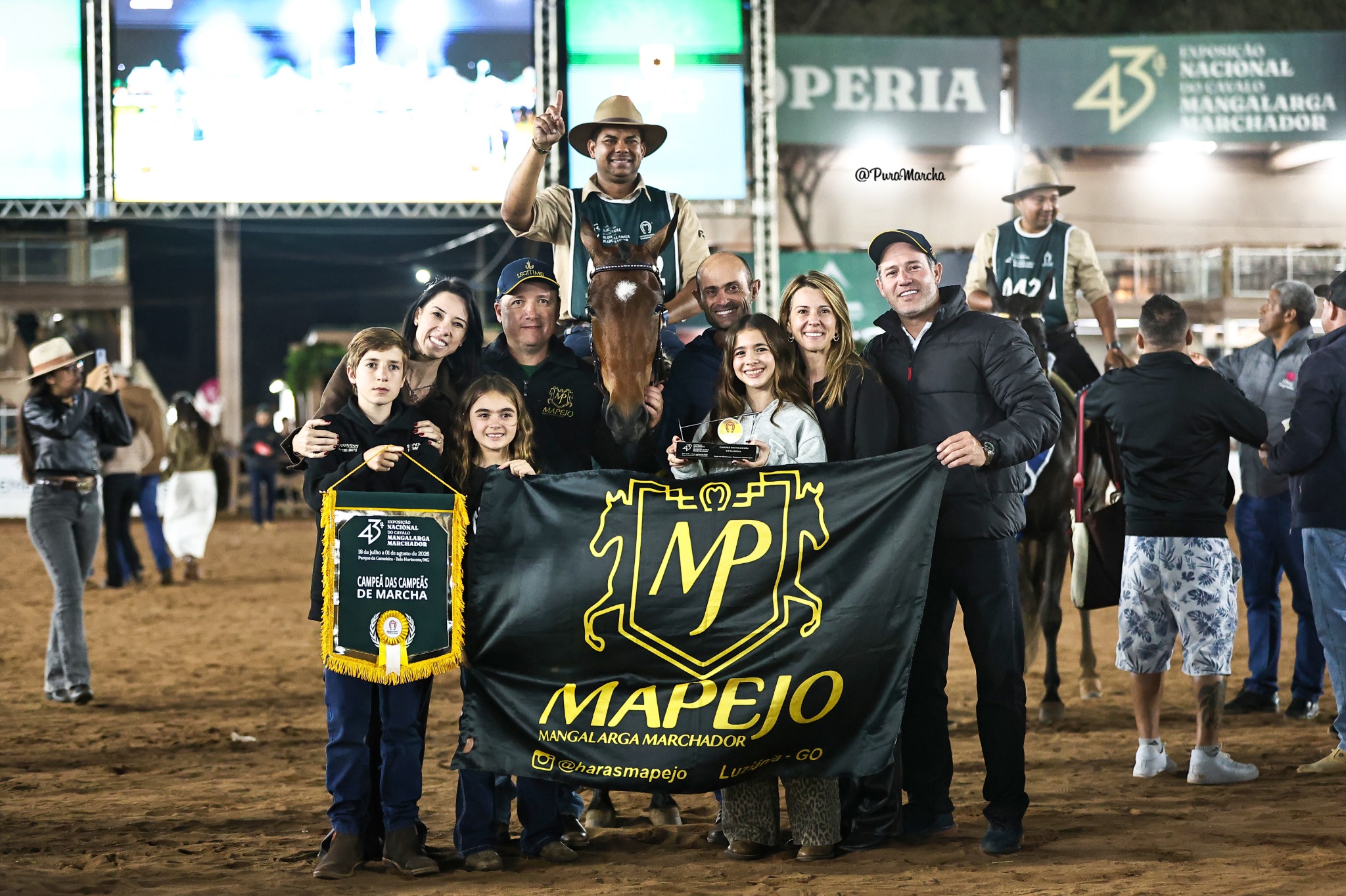 Registro original da presença da PRF na Exposição Nacional do Cavalo Mangalarga Marchador
